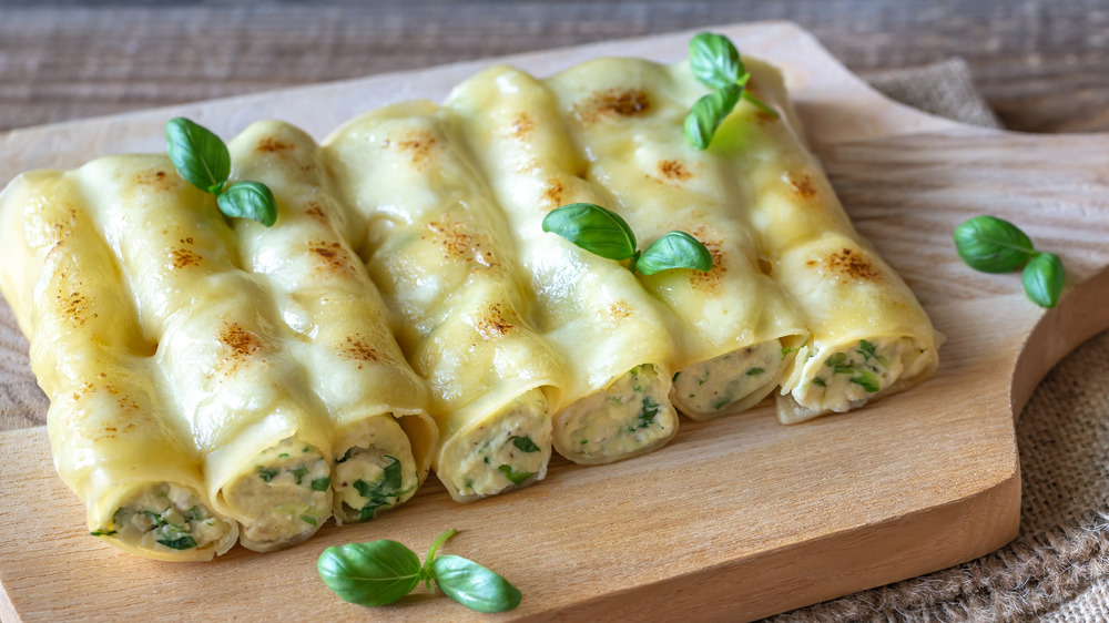 Italian cannelloni 