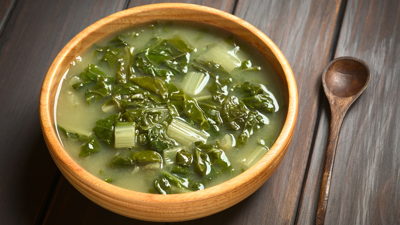 Bowl of Leafy Green Soup