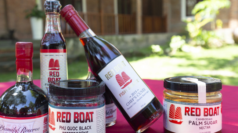 Different types of Red Boat fish sauce