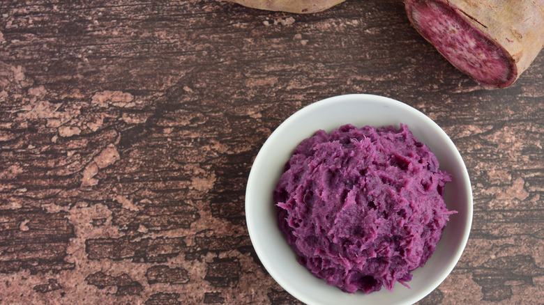 mashed ube