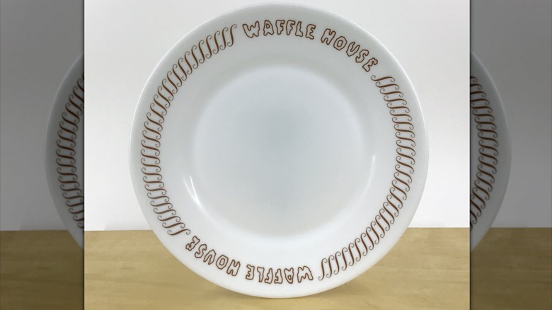 A vintage Waffle House plate