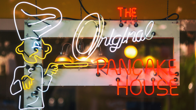 The Original Pancake House neon logo