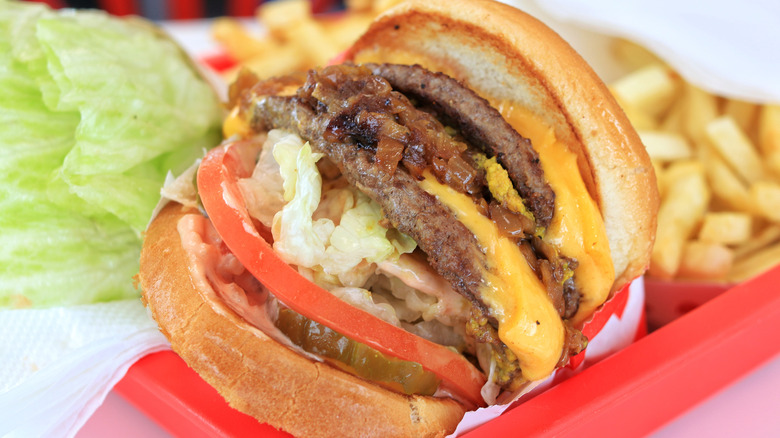 In-N-Out Burger double double