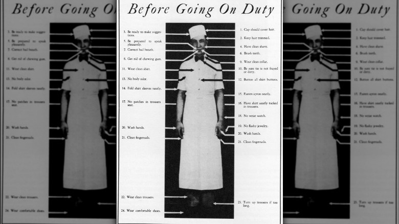 Manual for White Castle dress code