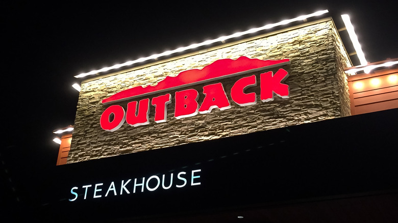 Outback Steakhouse sign