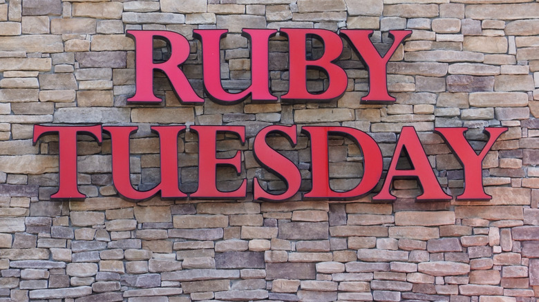 A Ruby Tuesday sign