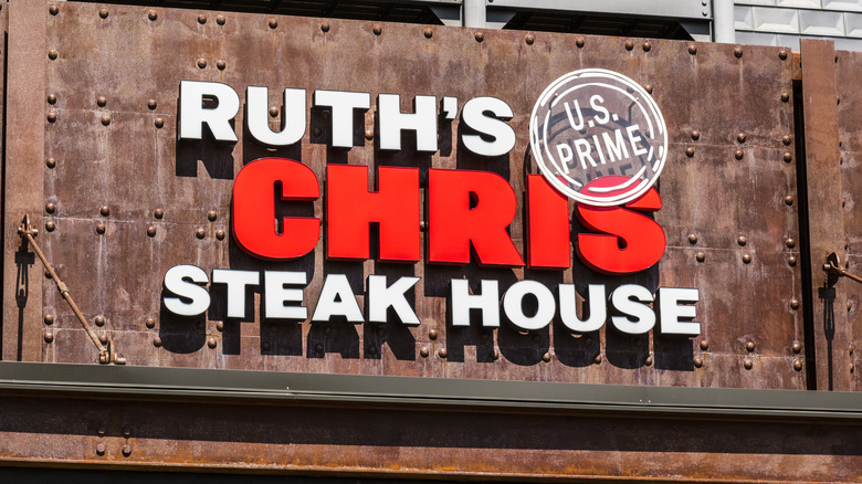 Ruth's Chris Steak House sign