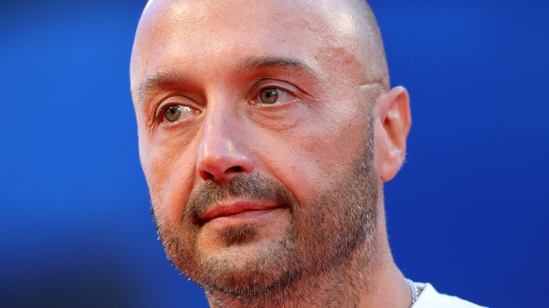 Joe Bastianich wearing a white shirt