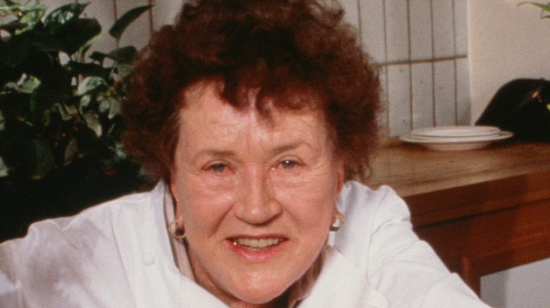 Head shot of chef Julia Child