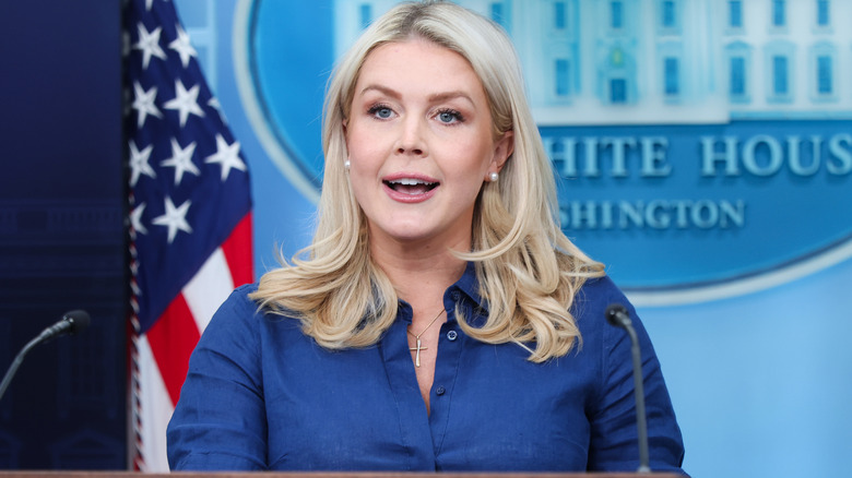 Karoline Leavitt at press briefing