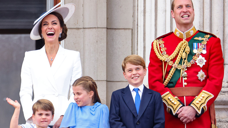 William and Kate with George, Charlotte, Louis