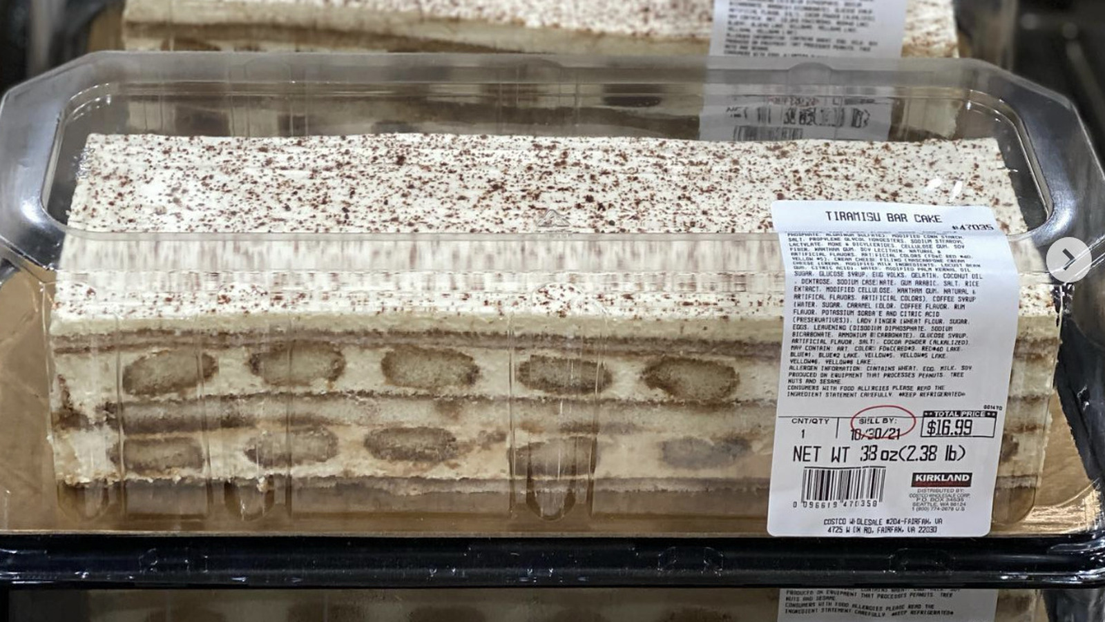 Costco Kirkland Signature Tiramisu Cake Review Costcuisine 49 OFF