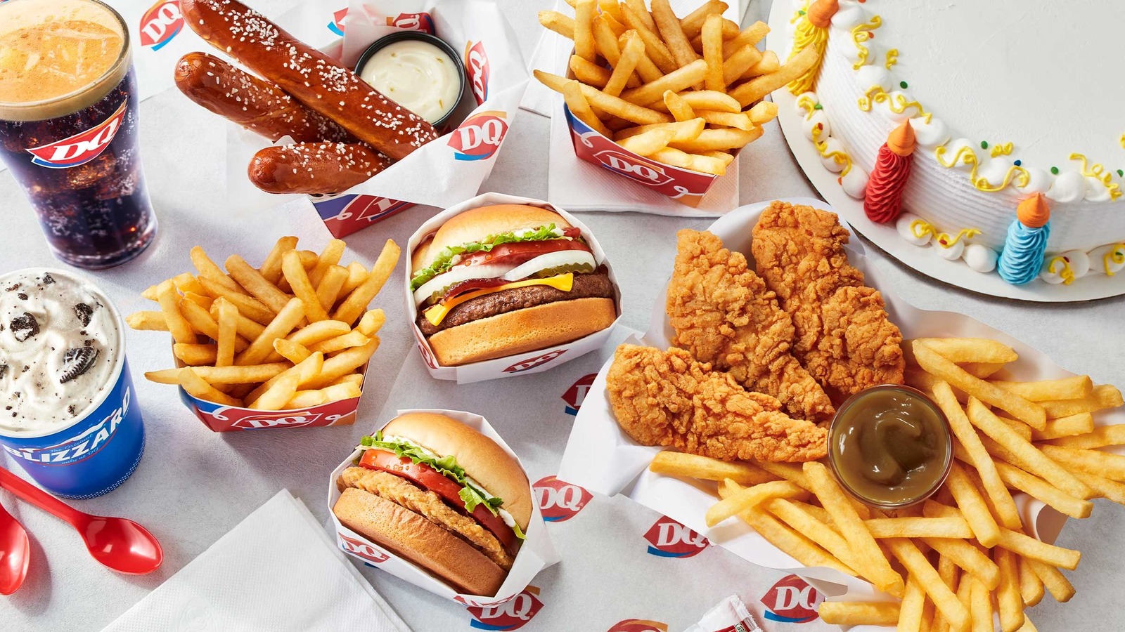 What makes dairy queen s menu in texas so unique