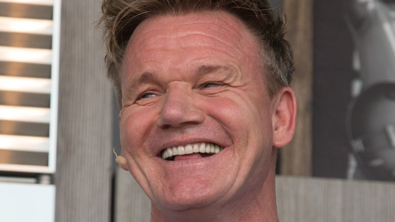 Close up of Gordon Ramsay