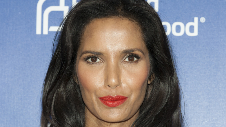 Padma Lakshmi posing at an event