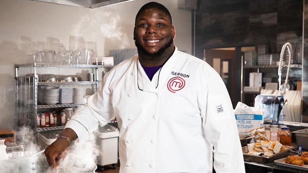 Gerron Hurt in a chef uniform