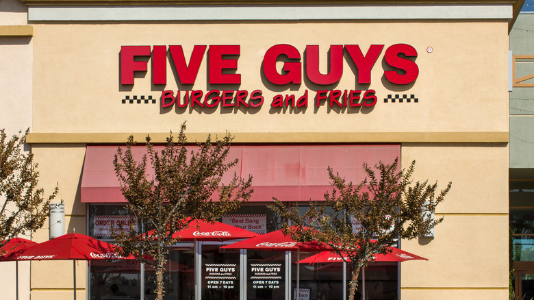 Five Guys restaurant exterior