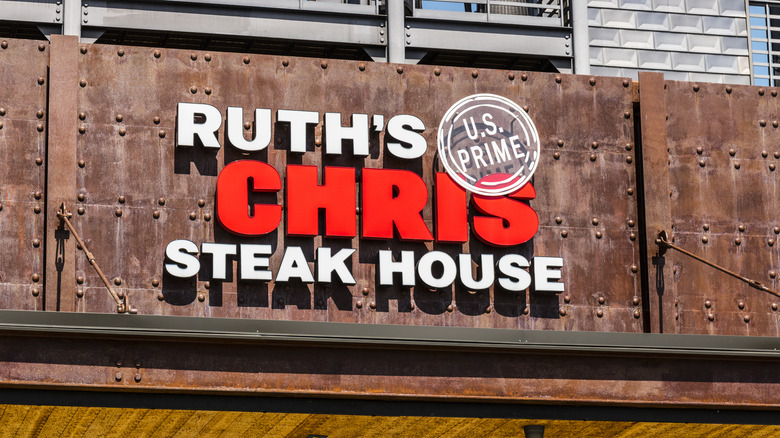 Ruth's Chris industrial sign