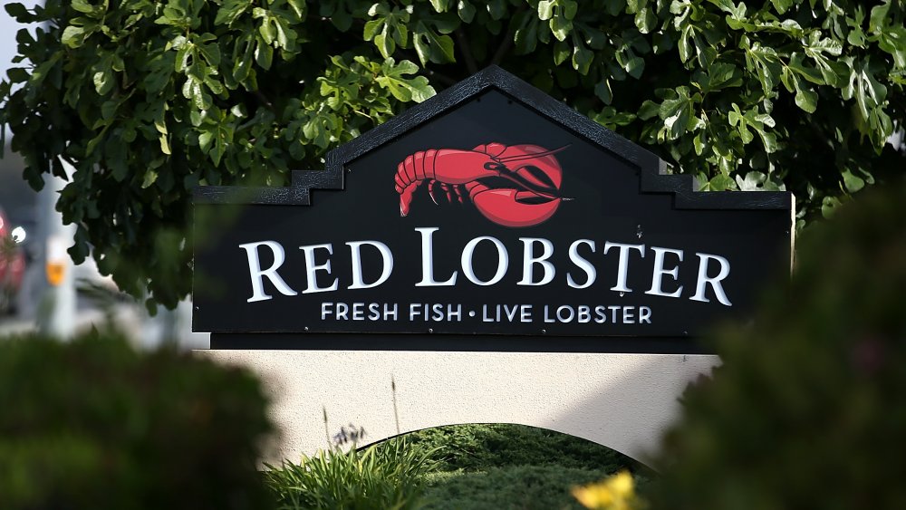 Red Lobster sign