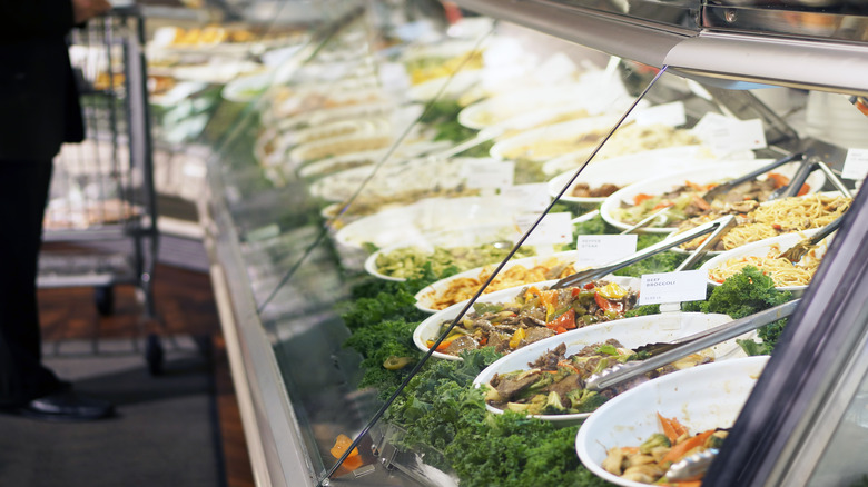 Grocery store deli case