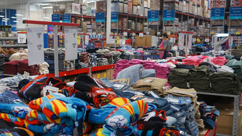 Clothing at Sam's Club