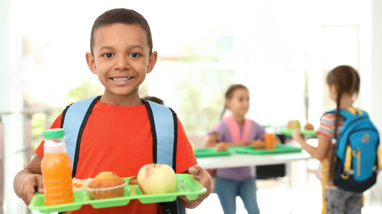 American school lunch