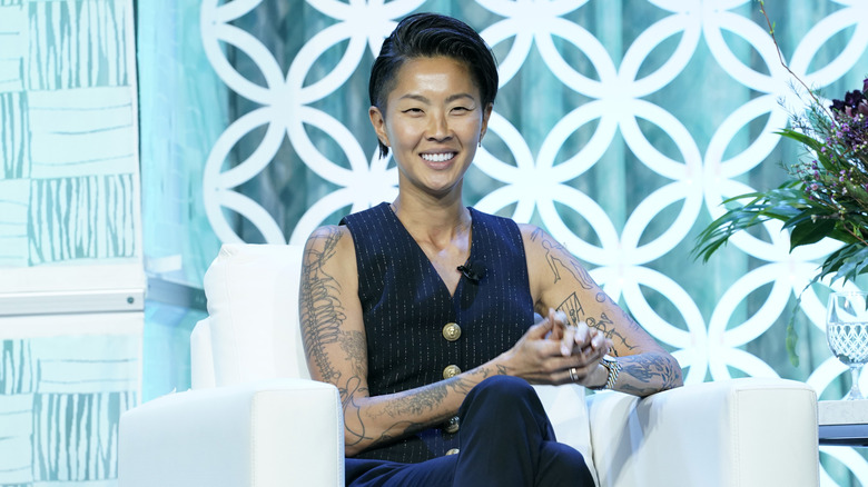 Kristen Kish smiling during interview