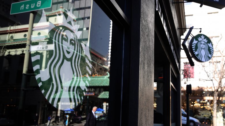 starbucks storefront food case