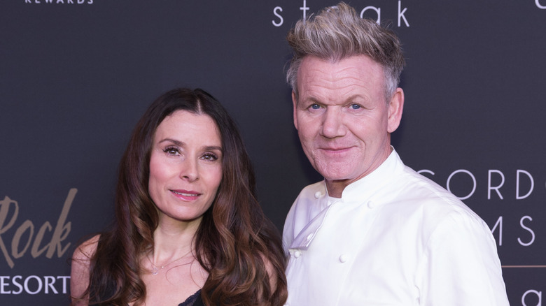Tana and Gordon Ramsay smiling together