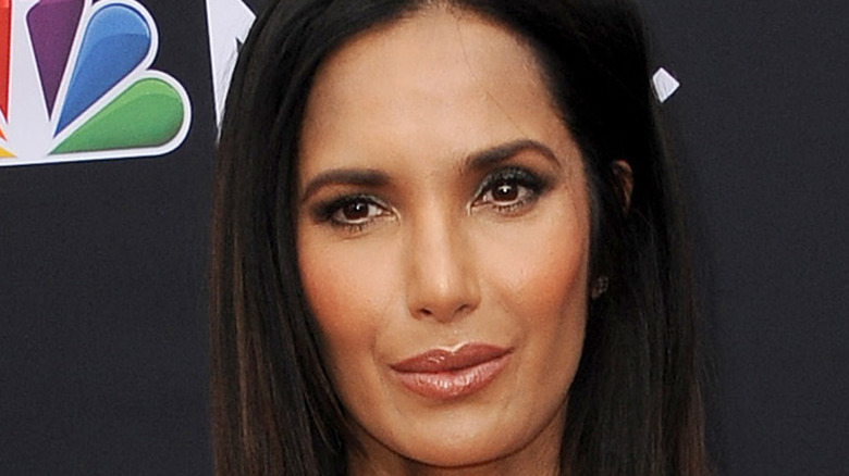 padma lakshmi and nbc logo