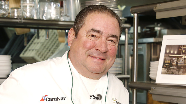 Emeril Lagasse in kitchen