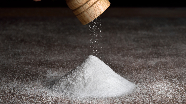 A pile of salt