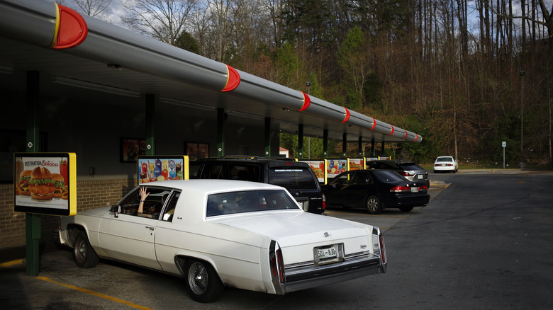 Exterior of a Sonic restaurant