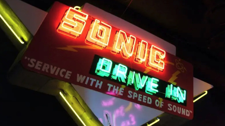 The Sonic Drive-In sign