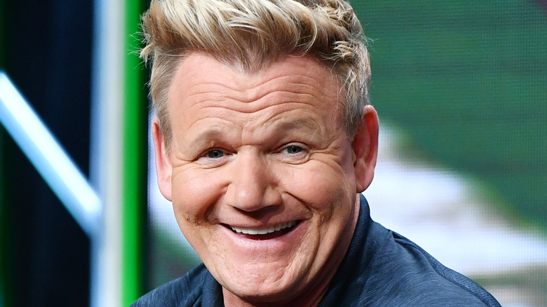 Gordon Ramsay smiling