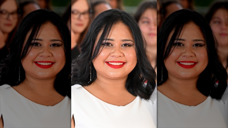 Syabira Yusoff smiling for camera