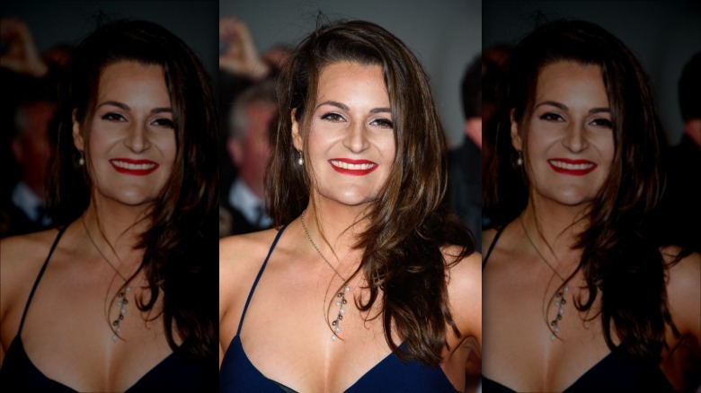 Sophie Faldo on red carpet