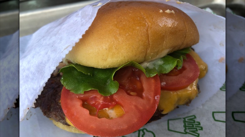 A Shake Shack burger