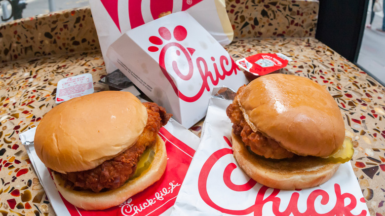 Chick-fil-A chicken sandwiches