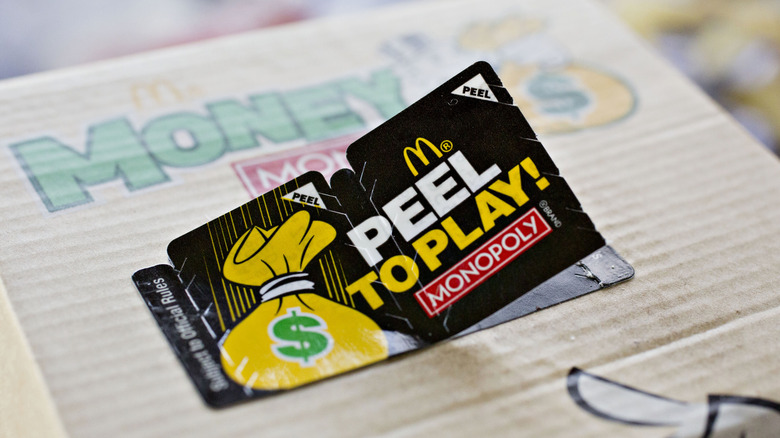 McDonald's Monopoly game piece