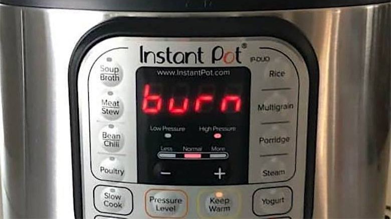 Instant Pot Burn Message