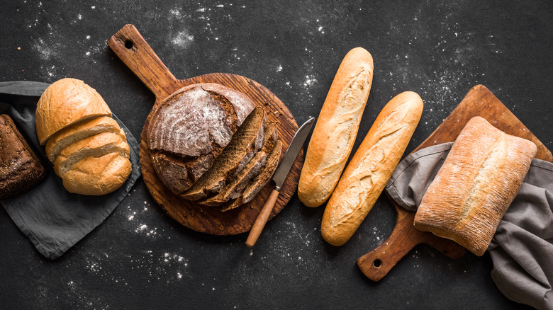 selection of bread 