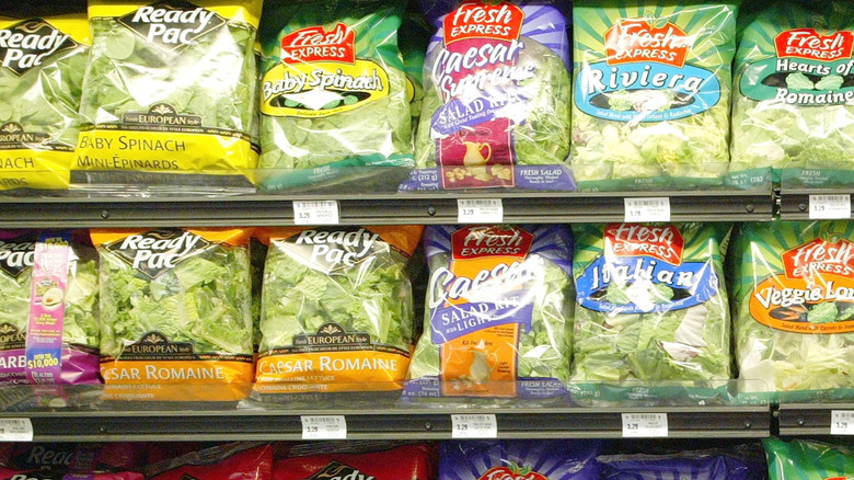 What 'Triple-Washed' Really Means On Salad Packages