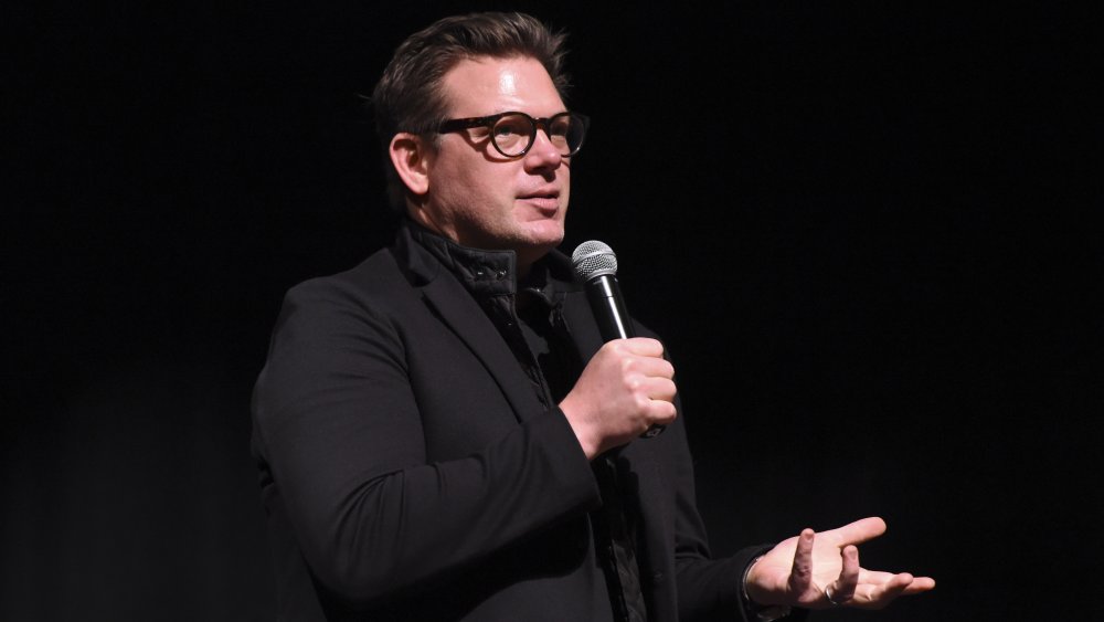 Chef Tyler Florence speaks at an event