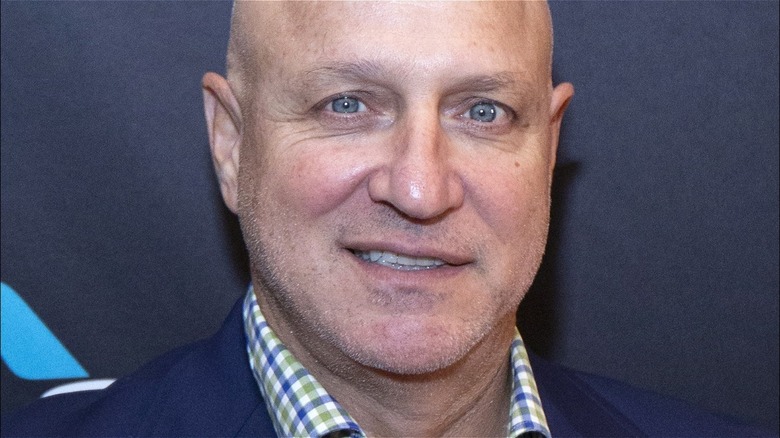 close up of Tom Colicchio's face