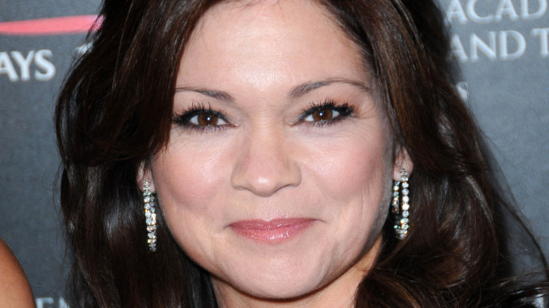 Valerie Bertinelli smirking