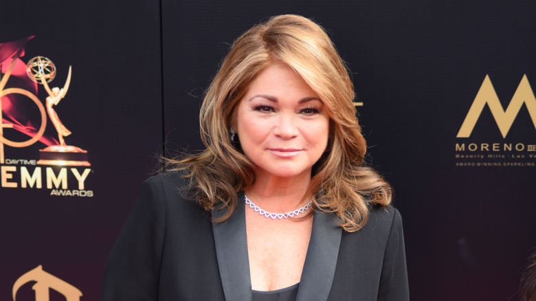 Valerie Bertinelli smirking