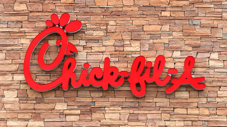 Chick-fil-A storefront sign exterior