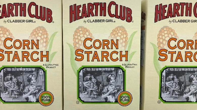 Boxes of cornstarch