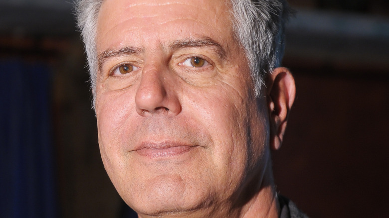 Anthony Bourdain close-up